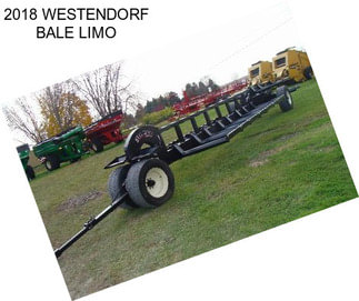 2018 WESTENDORF BALE LIMO