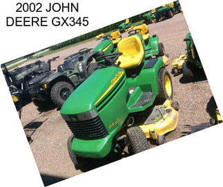 2002 JOHN DEERE GX345