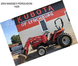 2003 MASSEY-FERGUSON 1429