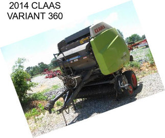 2014 CLAAS VARIANT 360