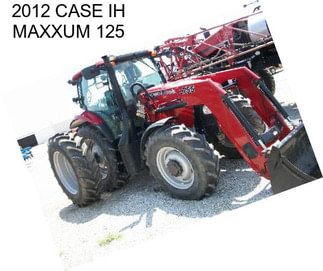 2012 CASE IH MAXXUM 125