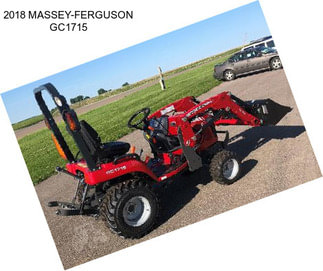 2018 MASSEY-FERGUSON GC1715