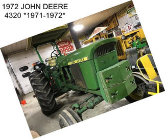 1972 JOHN DEERE 4320 *1971-1972*