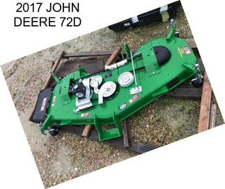 2017 JOHN DEERE 72D