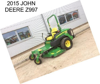 2015 JOHN DEERE Z997