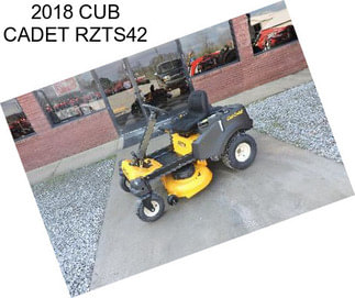 2018 CUB CADET RZTS42