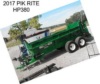 2017 PIK RITE HP380