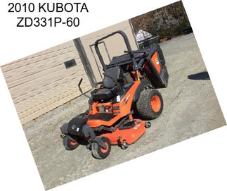 2010 KUBOTA ZD331P-60