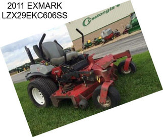 2011 EXMARK LZX29EKC606SS