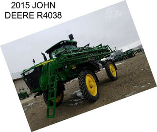 2015 JOHN DEERE R4038