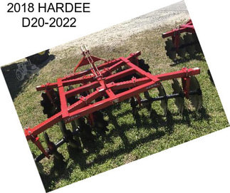 2018 HARDEE D20-2022