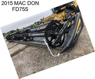 2015 MAC DON FD75S