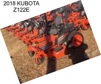 2018 KUBOTA Z122E