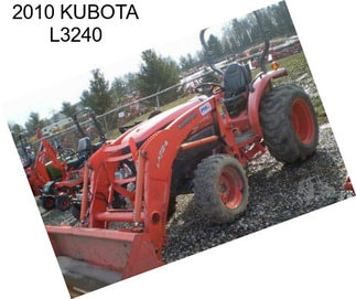 2010 KUBOTA L3240