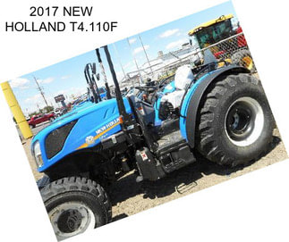 2017 NEW HOLLAND T4.110F