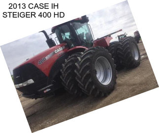 2013 CASE IH STEIGER 400 HD