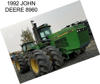 1992 JOHN DEERE 8960