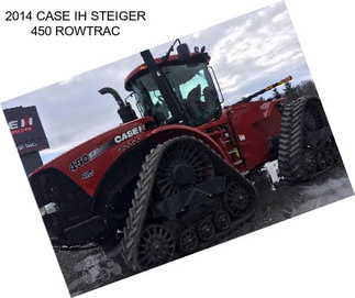 2014 CASE IH STEIGER 450 ROWTRAC