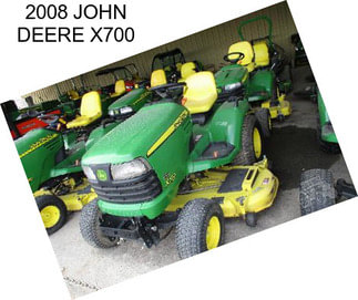 2008 JOHN DEERE X700