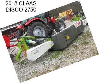 2018 CLAAS DISCO 2750