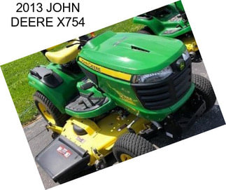 2013 JOHN DEERE X754