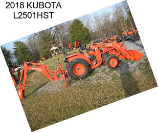 2018 KUBOTA L2501HST