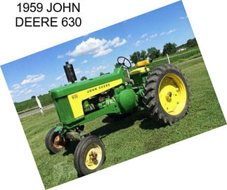 1959 JOHN DEERE 630