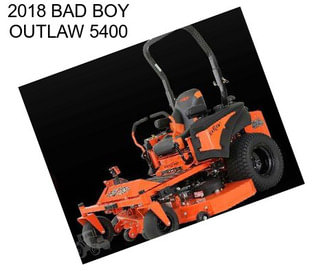 2018 BAD BOY OUTLAW 5400