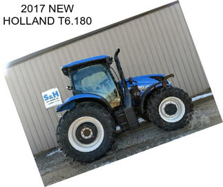 2017 NEW HOLLAND T6.180