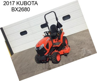 2017 KUBOTA BX2680