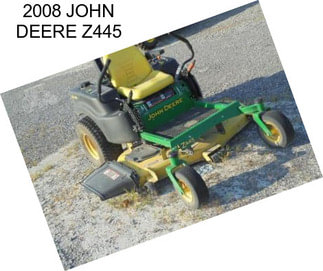 2008 JOHN DEERE Z445