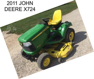 2011 JOHN DEERE X724