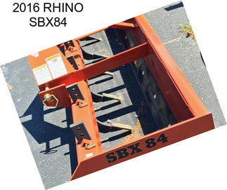 2016 RHINO SBX84