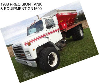 1988 PRECISION TANK & EQUIPMENT GN1600