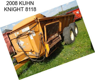 2008 KUHN KNIGHT 8118