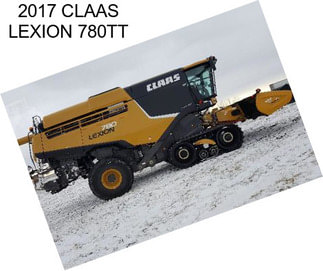 2017 CLAAS LEXION 780TT