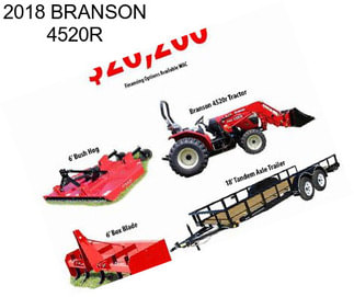 2018 BRANSON 4520R