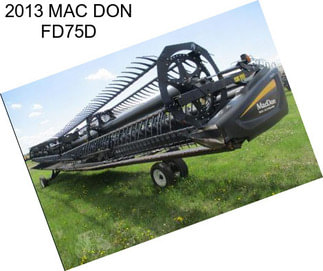 2013 MAC DON FD75D