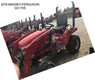 2018 MASSEY-FERGUSON GC1705