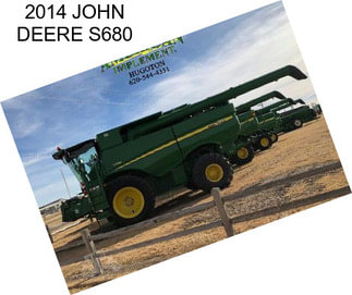 2014 JOHN DEERE S680