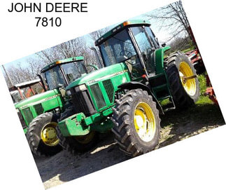 JOHN DEERE 7810