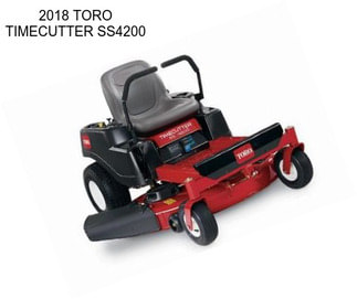 2018 TORO TIMECUTTER SS4200