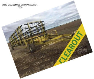 2010 DEGELMAN STRAWMASTER 7000