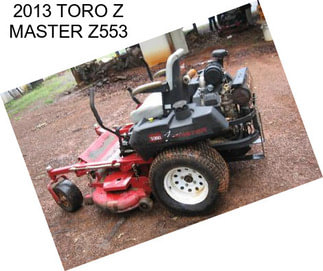 2013 TORO Z MASTER Z553