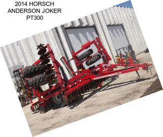 2014 HORSCH ANDERSON JOKER PT300