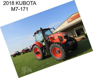 2018 KUBOTA M7-171