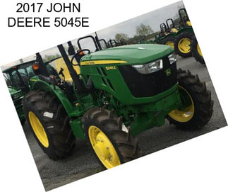 2017 JOHN DEERE 5045E