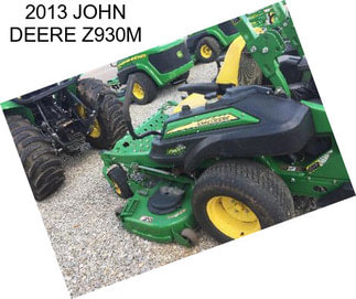 2013 JOHN DEERE Z930M