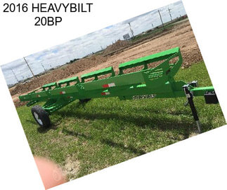 2016 HEAVYBILT 20BP