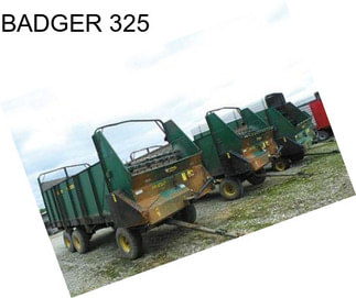 BADGER 325